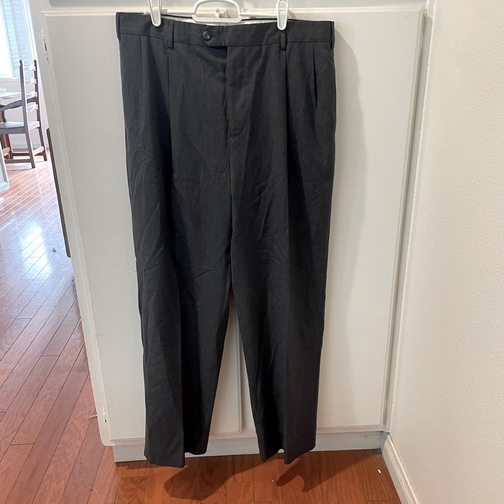 J hilburn 36x32 dark grey slacks